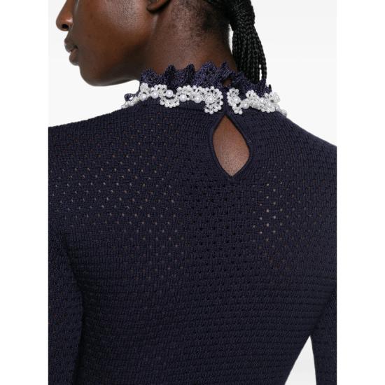 26FW 셀프 포트레이트 원피스 AW26 085SA N NAVY - SELF PORTRAIT