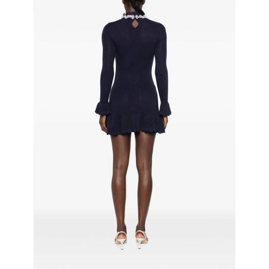 26FW 셀프 포트레이트 원피스 AW26 085SA N NAVY - SELF PORTRAIT