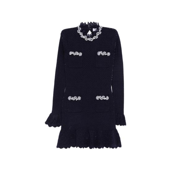 26FW 셀프 포트레이트 원피스 AW26 085SA N NAVY