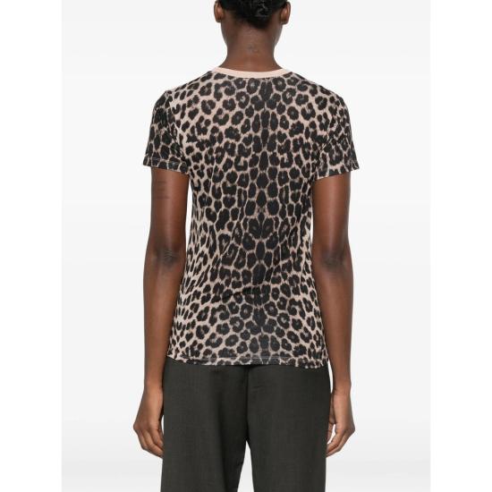 26FW 베이스레인지 폴로 티셔츠 TTTS CI TEE SHIRT LEOPA MULTICOLOR - BASERANGE