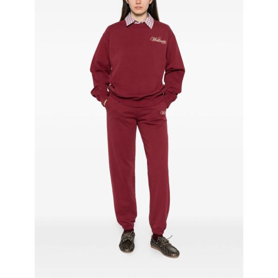 26SS 스포티앤리치 트레이닝/조거 팬츠 PA03662083RE MERLO RED - SPORTY & RICH