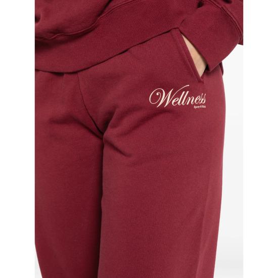 26SS 스포티앤리치 트레이닝/조거 팬츠 PA03662083RE MERLO RED - SPORTY & RICH