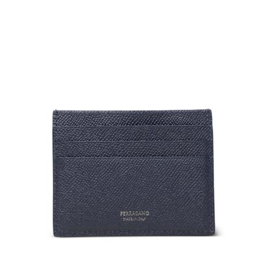 26FW 살바토레 페라가모 간치니 카드지갑 661478 0791945 NAVY - SALVATORE FERRAGAMO