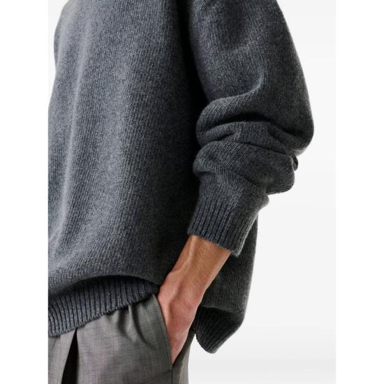 26FW 스튜디오 니콜슨 스웨터 SNM 377 HEMYL GRANI GRAY - STUDIO NICHOLSON