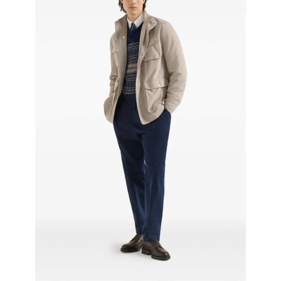26FW 브루넬로 쿠치넬리 스웨터 MTF710000 CU052 NAVY - BRUNELLO CUCINELLI