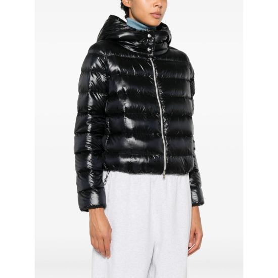 26FW 에르노 울트라라이트 구스다운 숏 패딩 자켓 12017Z PI00182DR 9300 BLACK - HERNO