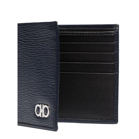 26FW 살바토레 페라가모 간치니 반지갑 66A063 0744850 OCEAN BLUE - SALVATORE FERRAGAMO