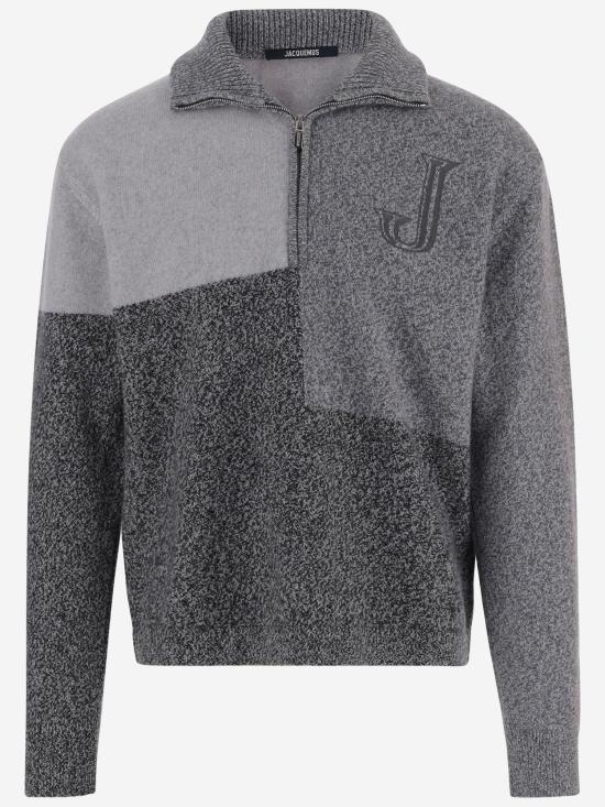 26FW 자크뮈스 스웨터 SWM00630AK00282 GRAY - JACQUEMUS