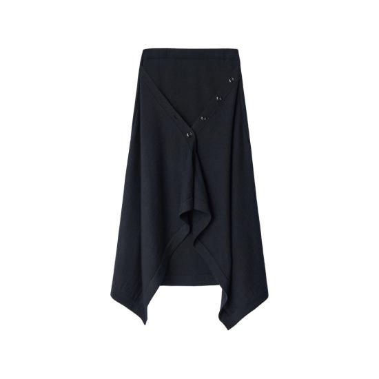 26FW 르메르 스커트 SK1082 LK1063 BK999 BLACK