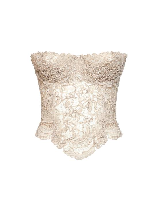 26FW 에르마노 설비노 바디수트 티셔츠 D492L704ZBA54503 BEIGE