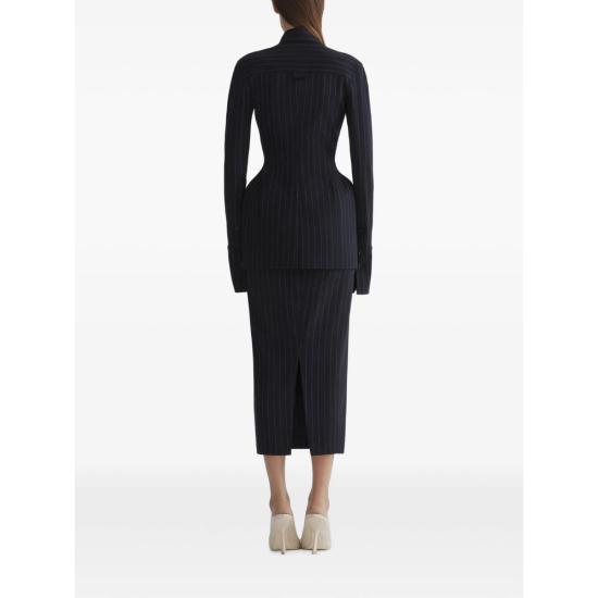 26SS 뮈글러 스커트 JU0584 M705 BLACK - MUGLER