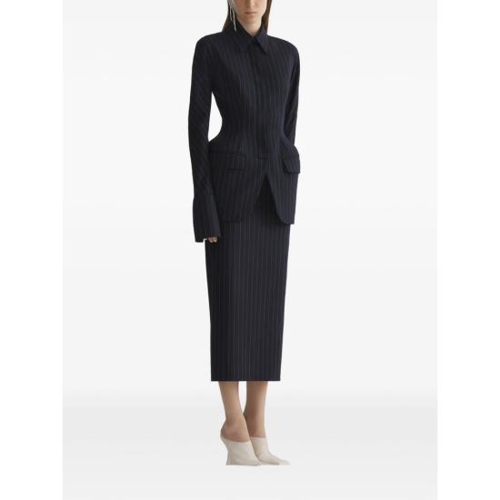 26SS 뮈글러 스커트 JU0584 M705 BLACK - MUGLER