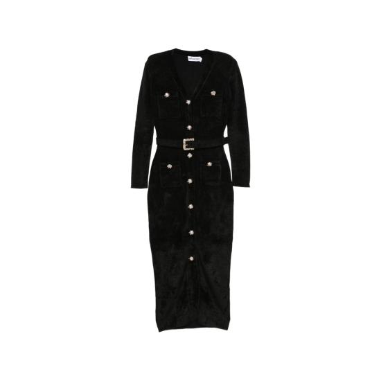 26FW 셀프 포트레이트 원피스 AW26 099M B BLACK