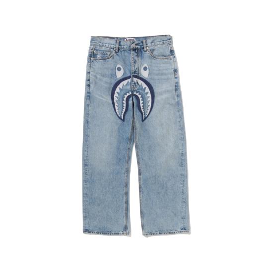 26SS 베이프 데님 팬츠 001DPM301302M LGTIN BLUE