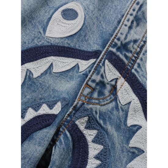 26SS 베이프 데님 팬츠 001DPM301302M LGTIN BLUE - BAPE
