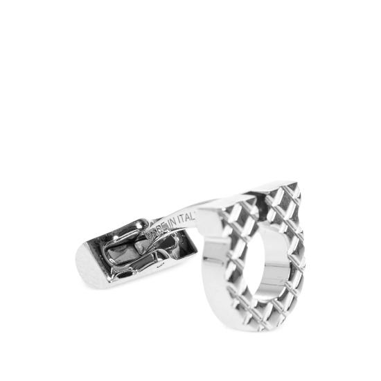 26FW 살바토레 페라가모 커프스 링크/타이 홀더 770417 0795933 PALLA SILVER - SALVATORE FERRAGAMO