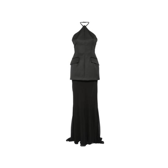 26SS 스포트막스 원피스 SPXPINNE 538 007 BLACK