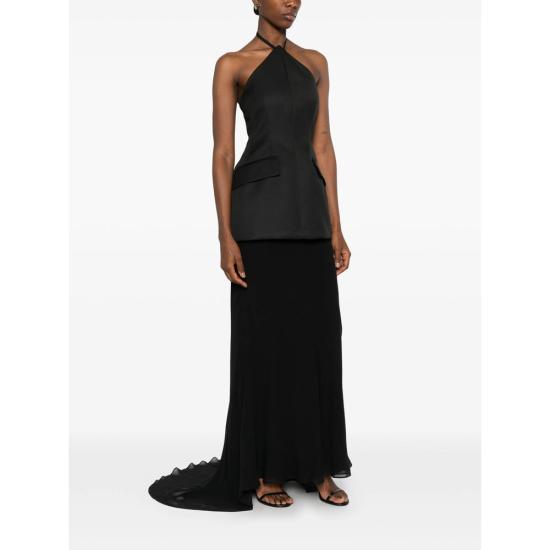 26SS 스포트막스 원피스 SPXPINNE 538 007 BLACK - SPORTMAX