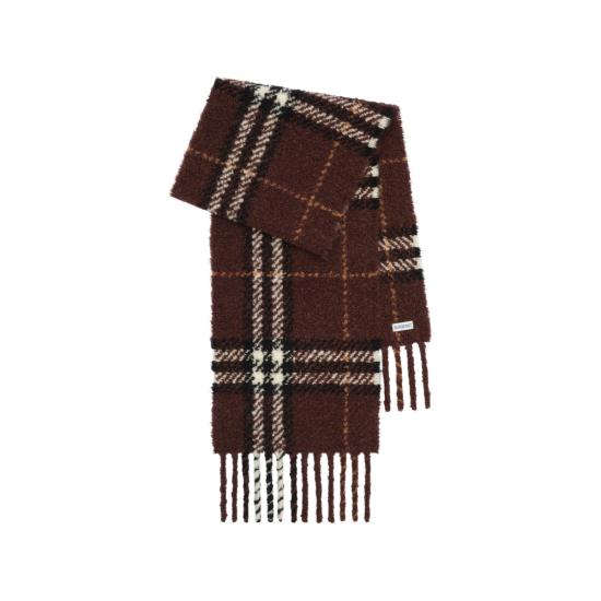 26FW 버버리 머플러/스카프 8130478 MU G CHCK C3652 BROWN - BURBERRY