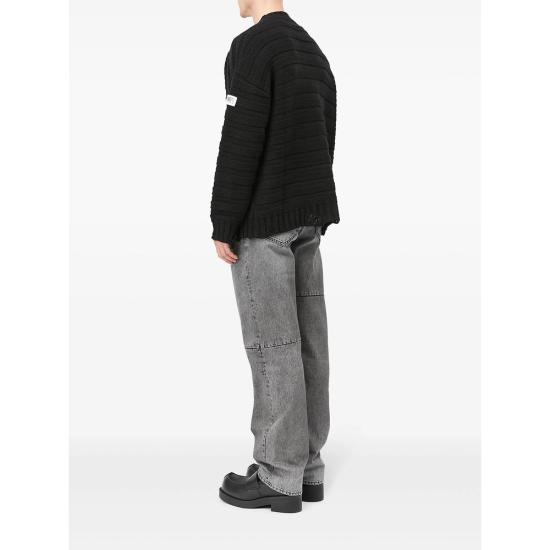 26FW MM6 메종마르지엘라 스웨터 M13040 SH0HP0005 900 BLACK - MM6 MAISON MARGIELA