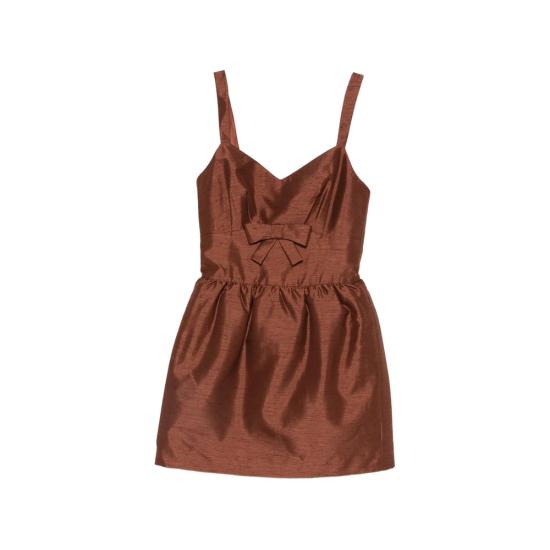 26SS 슈슈/통 원피스 FSDFDR08 FLA001 BN100 BROWN