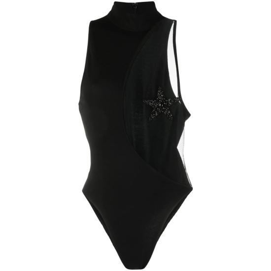  데이비드 코마 바디수트 티셔츠 SS23DK01BS BLACK