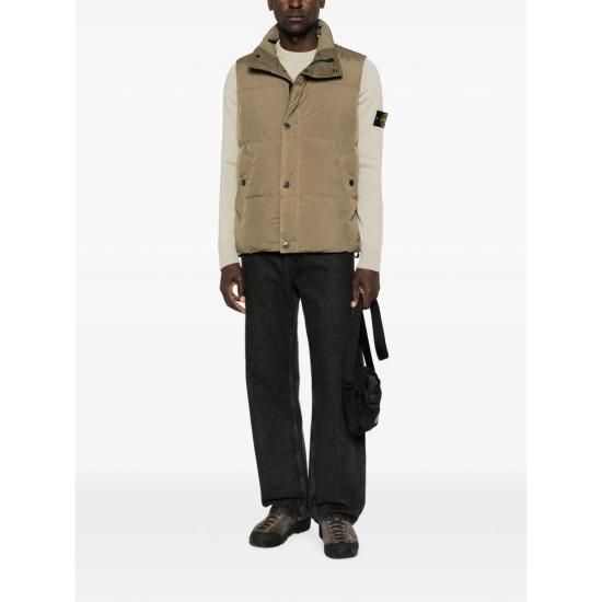 26FW 스톤 아일랜드 베스트 15G100010 S0A23 V005G BROWN - STONE ISLAND