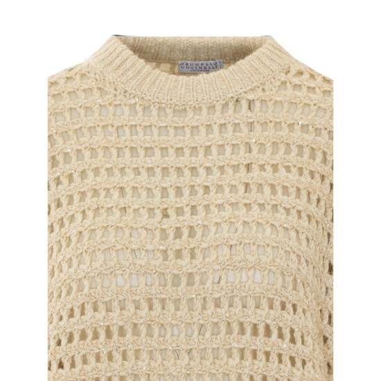 26FW 브루넬로 쿠치넬리 스웨터 MG0378800 CGM42 BEIGE - BRUNELLO CUCINELLI