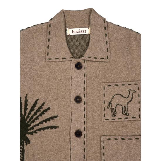26FW 바지스트 니트웨어 CA08393 SEEKER TAUPE BEIGE - BAZISZT