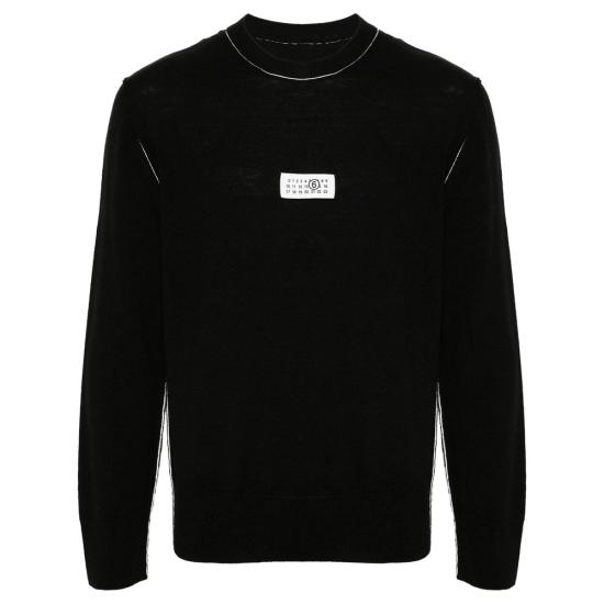26FW MM6 메종마르지엘라 스웨터 M13037 SH0HL0017 900 BLACK