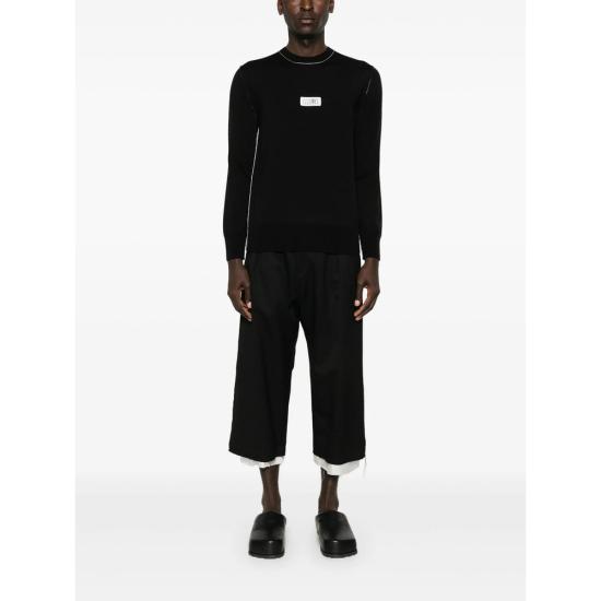 26FW MM6 메종마르지엘라 스웨터 M13037 SH0HL0017 900 BLACK - MM6 MAISON MARGIELA