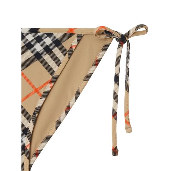 26SS 버버리 체크 비키니 브리프 8122513 SADIE CHK B9368 BEIGE - BURBERRY