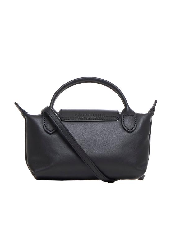 26FW 롱샴 르 플리아쥬 엑스트라 XS 레더 파우치 34205987 001 BLACK - LONGCHAMP