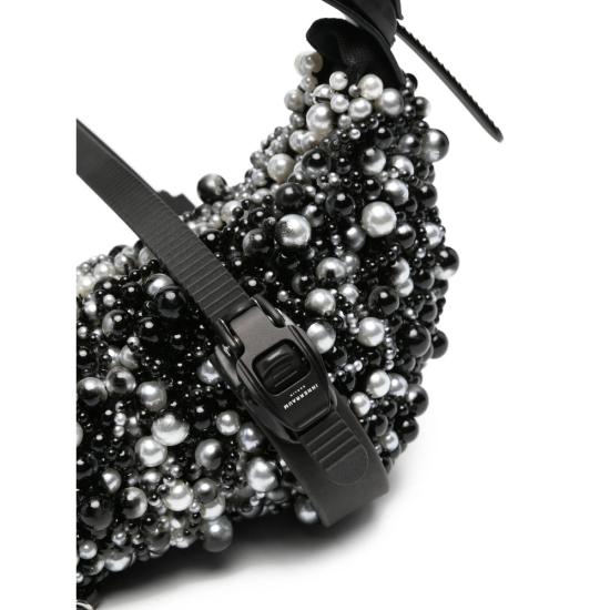 26SS 이너라움 숄더백 HM0OBPEARLS BKSIL BLACK - INNERRAUM
