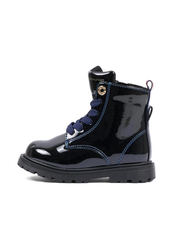 26FW [키즈] 타미힐피거 미들 부츠 T1A5 35153 1237800 BLACK - TOMMY HILFIGER