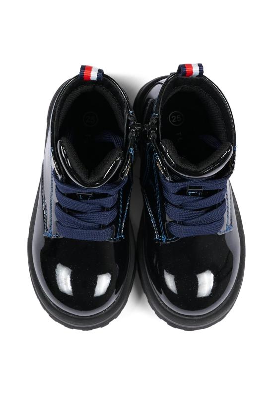 26FW [키즈] 타미힐피거 미들 부츠 T1A5 35153 1237800 BLACK - TOMMY HILFIGER