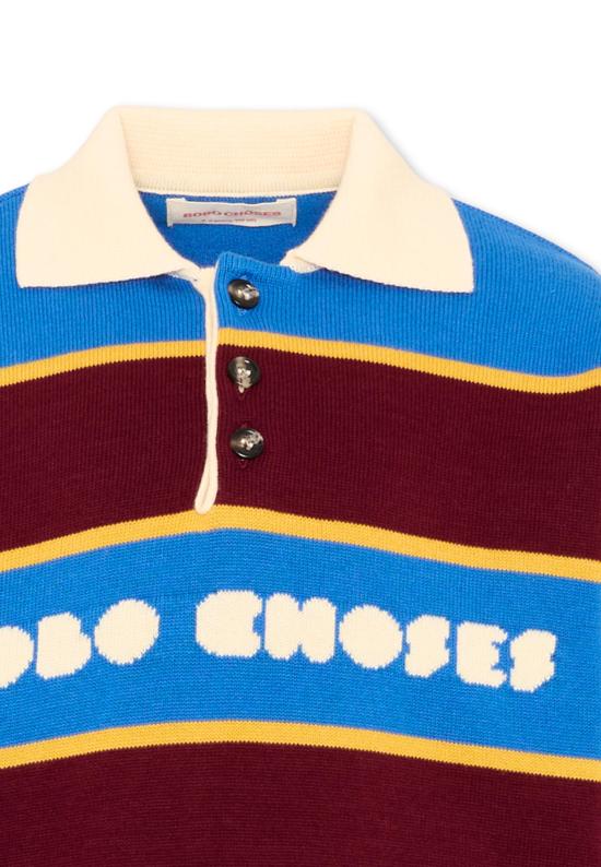 26FW [키즈] 보보쇼즈 폴로 셔츠 B226AC116 MULTICOLOR - BOBO CHOSES