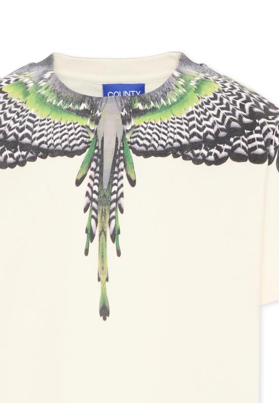 26FW [키즈] 컨트리 오브 밀란 티셔츠 F6CMJBTH043 412 WHITE - COUNTY OF MILAN