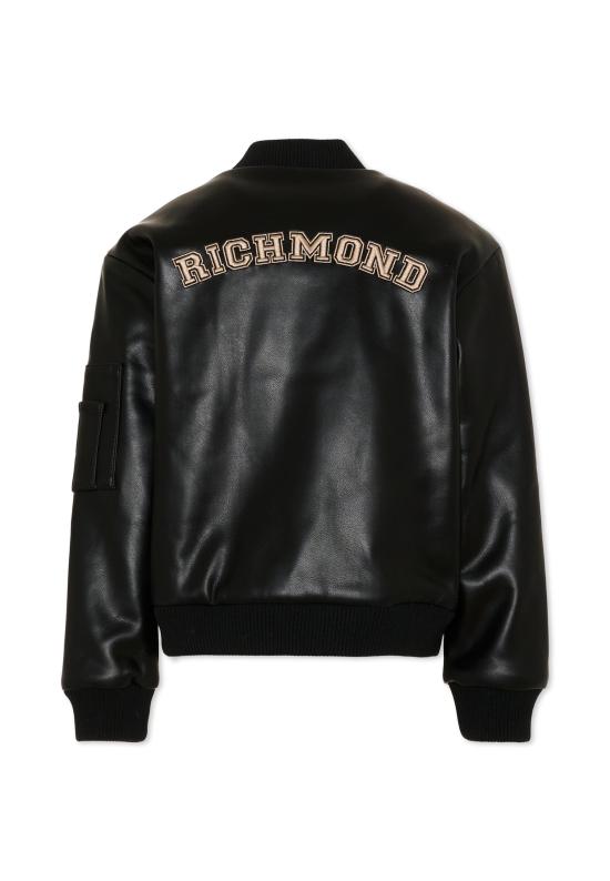 26FW [키즈] 리치몬드 봄버 자켓 RBA26064GB BLACK BLACK - RICHMOND