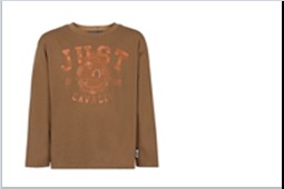 26FW [키즈] 저스트까발리 티셔츠 JBA26033TS BROWN BROWN