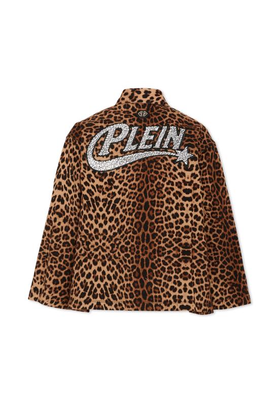 26FW [키즈] 필립 플레인 셔츠 F6PHJGSI059 200 BROWN - PHILIPP PLEIN