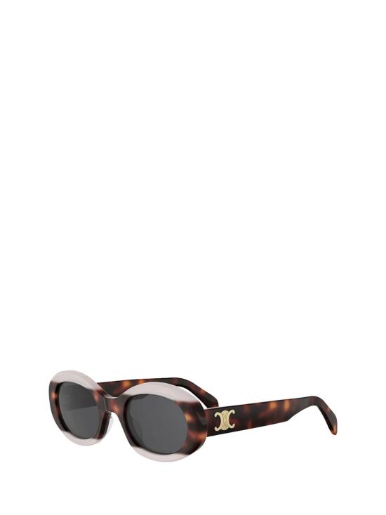 26FW 셀린느 아세테이트 트리옹프 오벌 선글라스 CL40194U 74A HAVANA - CELINE