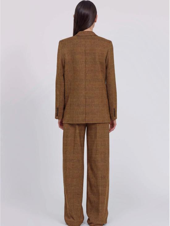 26FW 에르마노 피렌제 자켓 Principe di Galles Cammello/Moro 소재 블레이저 도피오페토 - ERMANNO FIRENZE