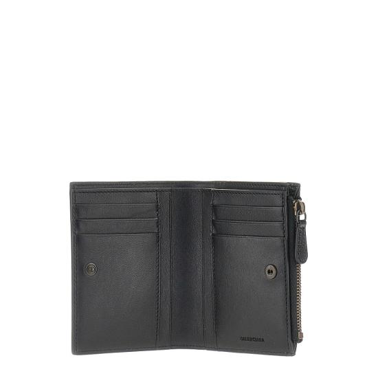 26FW 발렌시아가 르 시티 바이폴드 월렛 8463602ABFY Black - BALENCIAGA