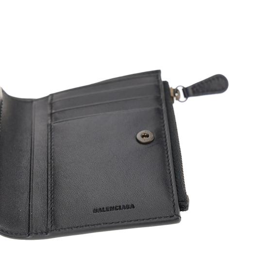 26FW 발렌시아가 르 시티 바이폴드 월렛 8463602ABFY Black - BALENCIAGA