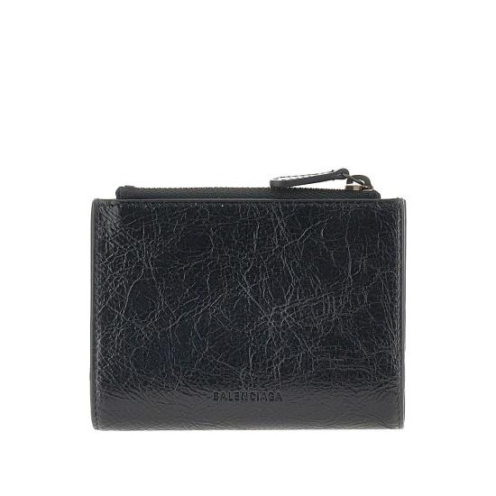 26FW 발렌시아가 르 시티 바이폴드 월렛 8463602ABFY Black - BALENCIAGA