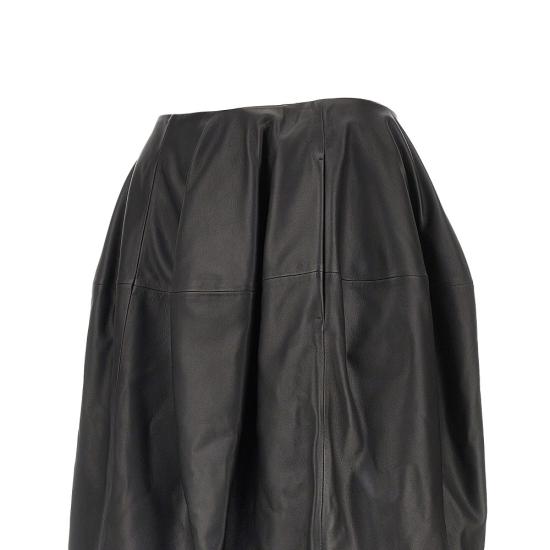 26FW 토템 스커트 264 WRB0484 LE0235 Black - TOTEME