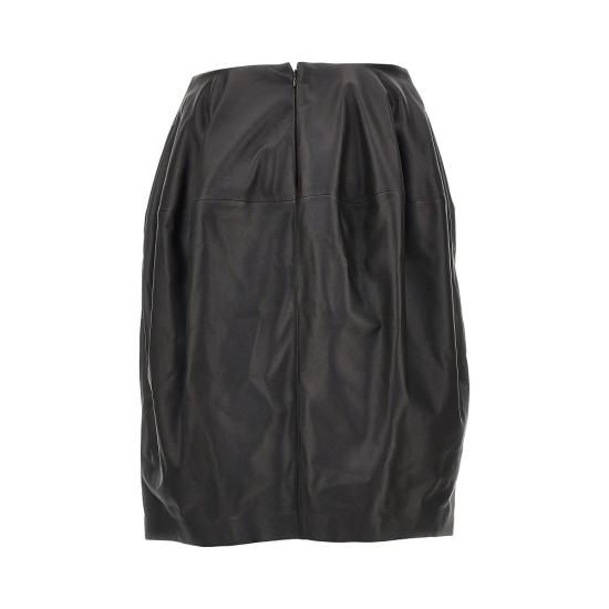 26FW 토템 스커트 264 WRB0484 LE0235 Black - TOTEME