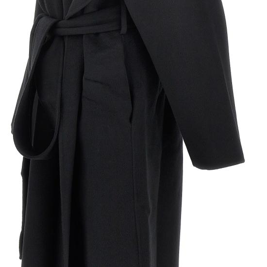 26FW 토템 코트 264 WRO0376 FB0006 Black - TOTEME