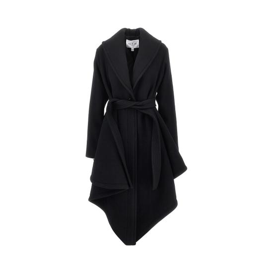 26FW 알라이아 코트 AA9M1241W141D Black